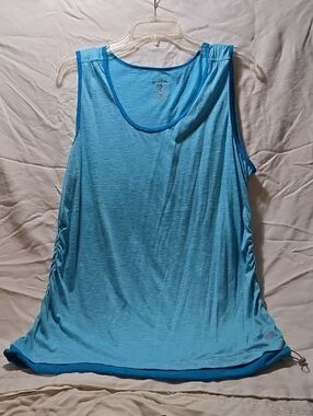 Reel Legends Light Blue Women's Sleeveless Active Tank